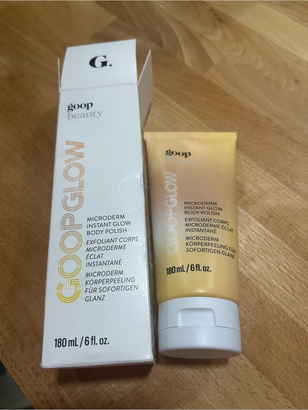 goop beauty Microderm Instant Glow Body Polish!!!